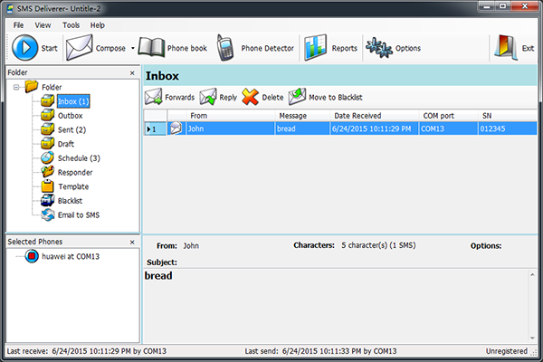 SMS Deliverer Enterprise screenshot SMS Deliverer Enterprise screenshot